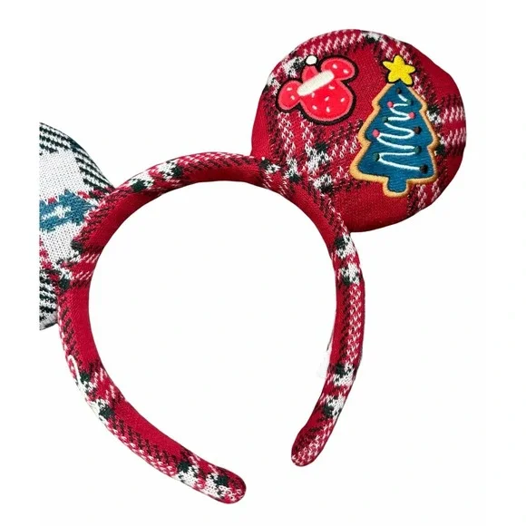 Disney Christmas Holiday Sweater Mickey Ears Headband Spirit Jersey - Picture 3 of 5